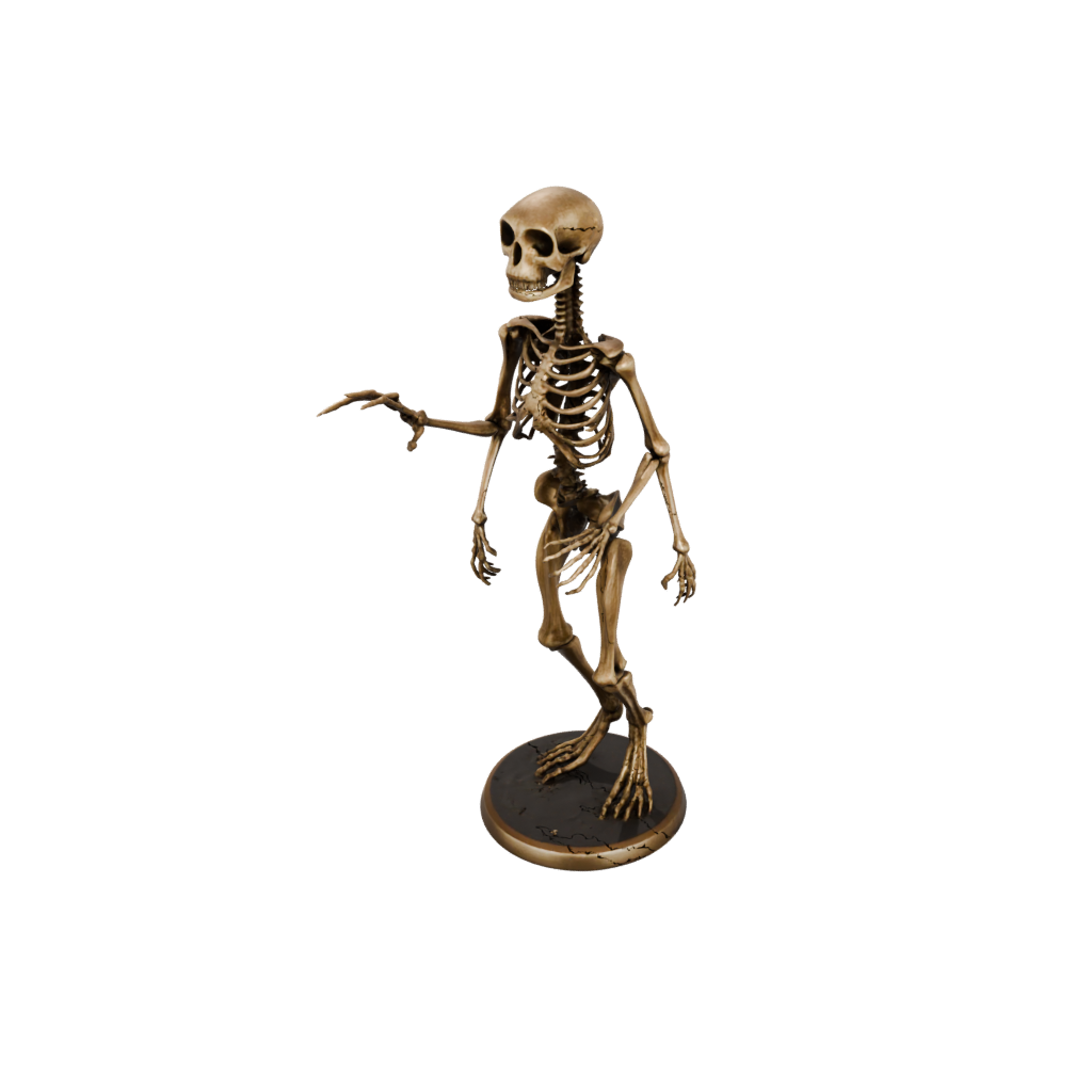 Bronze Skeleton Flexi Newt