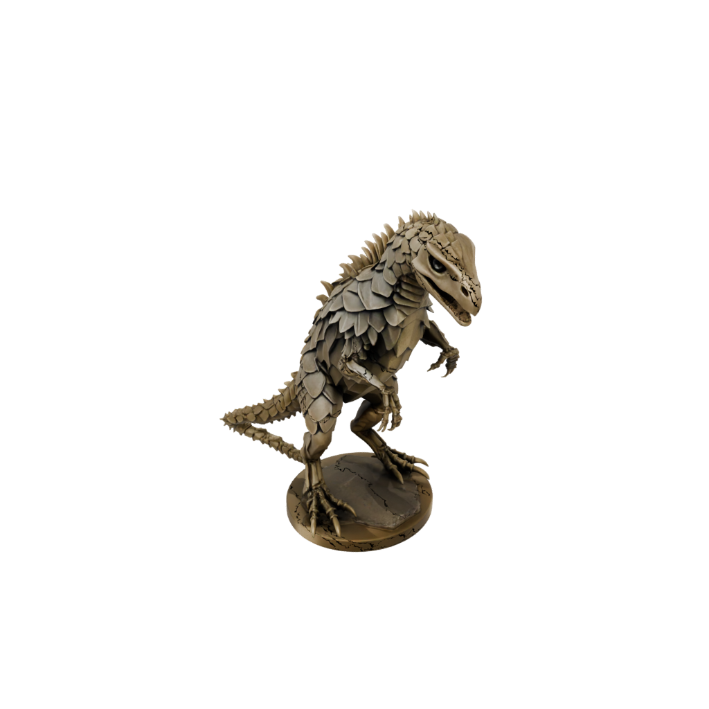 Bronze Skeleton Flexi Pangolin — flexi animals 3D print model, STL