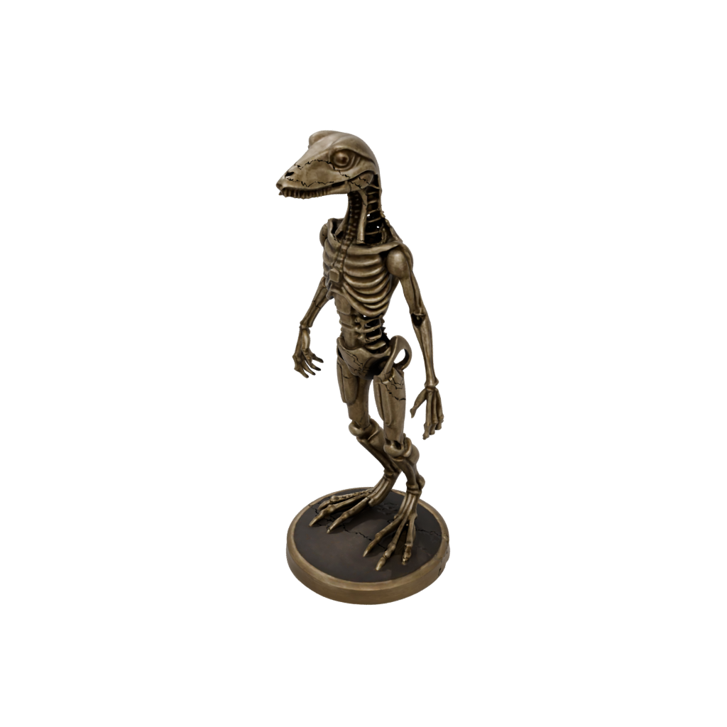 Bronze Skeleton Flexi Platypus — flexi animals 3D print model, STL