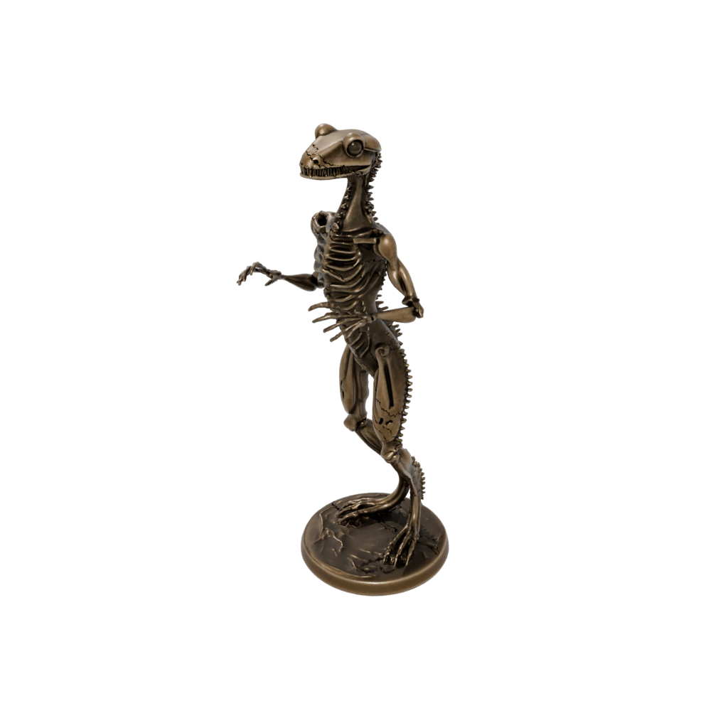Bronze Skeleton Flexi Salamander