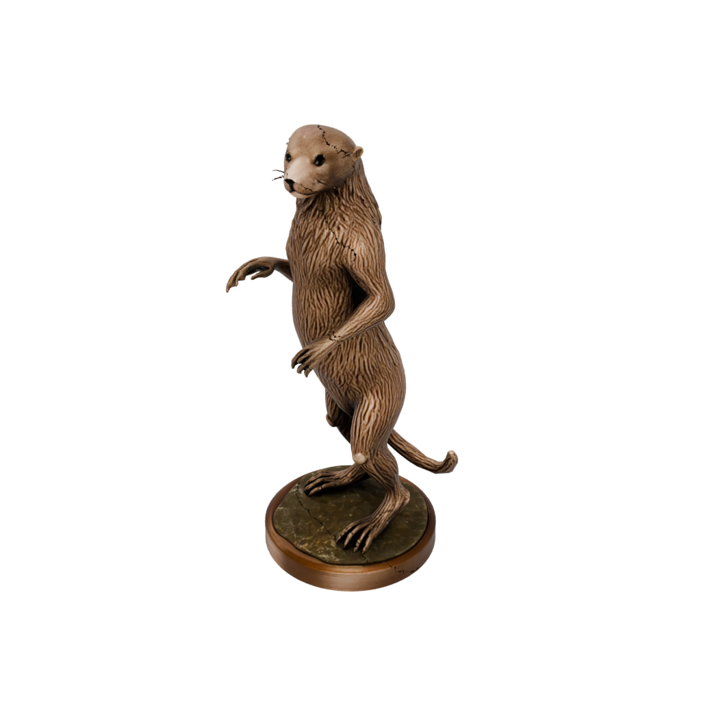 Bronze Skeleton Flexi Sea Otter