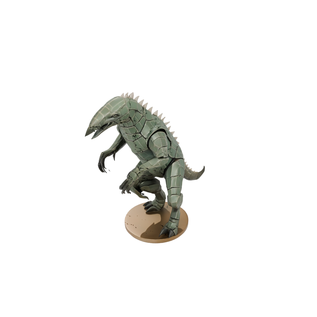 Camo Armored Flexi Anteater — flexi animals 3D print model, STL