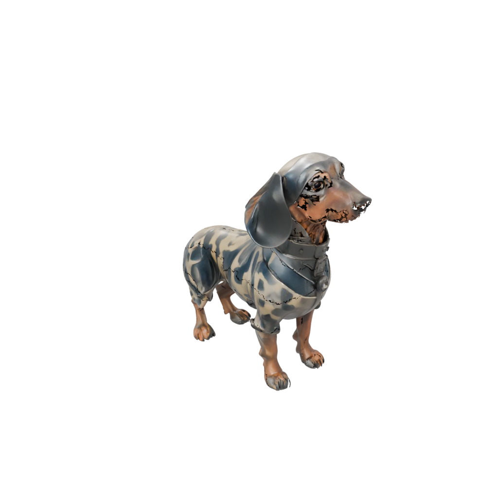 Camo Armored Flexi Dachshund Dog