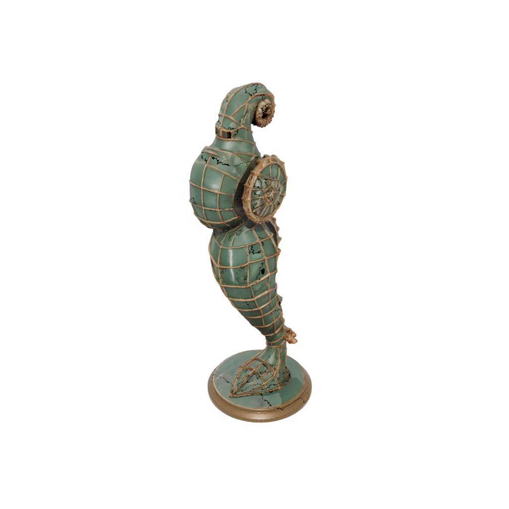 Camo Armored Flexi Nautilus — flexi animals 3D print model, STL