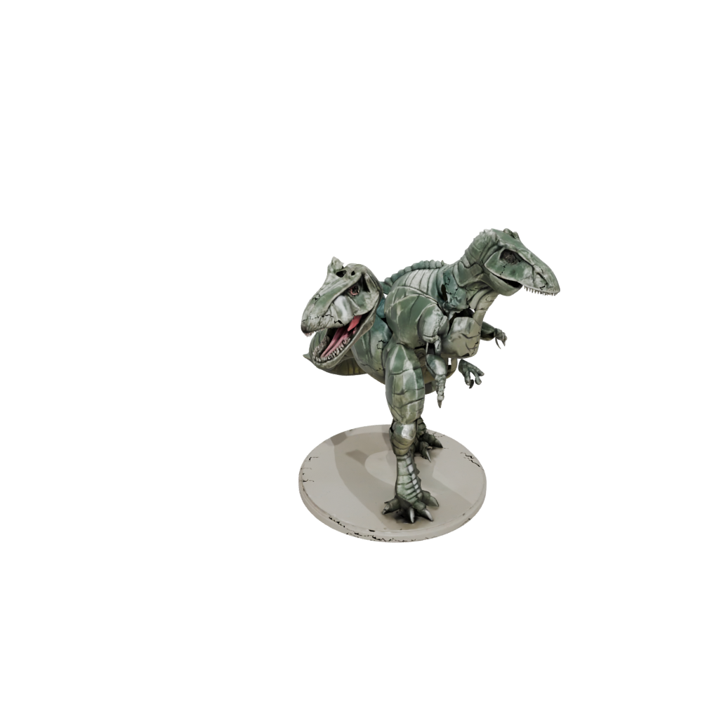 Camo Armored Flexi Tyrannosaurus Rex — flexi animals 3D print model, STL
