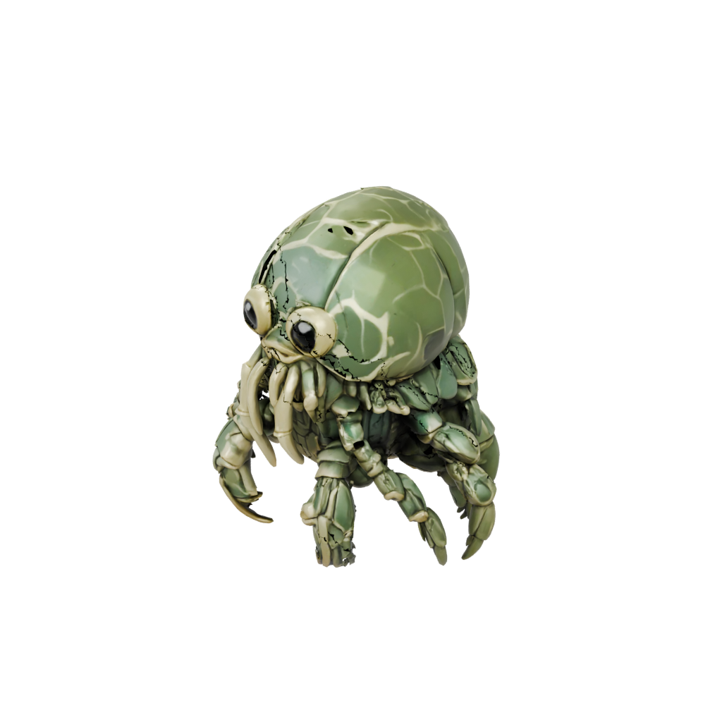 Camo Chibi Flexi Hermit Crab