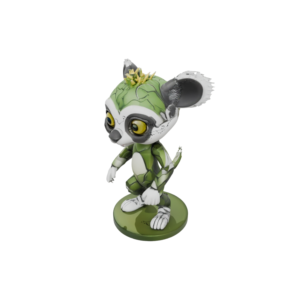 Camo Chibi Flexi Lemur