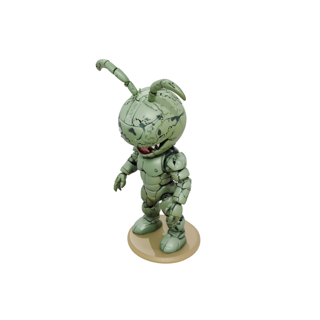 Camo Chibi Flexi Lobster — flexi animals 3D print model, STL
