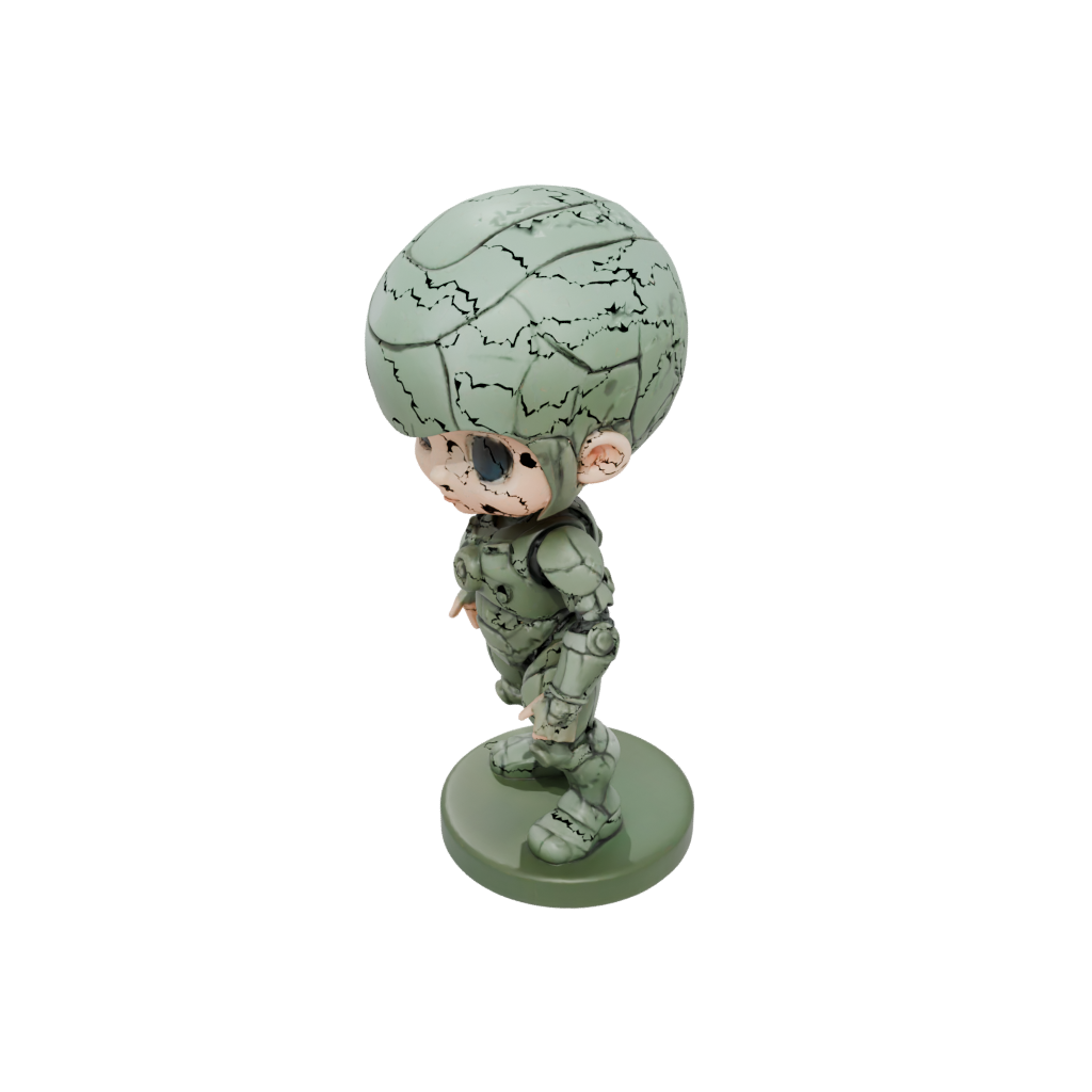 Camo Chibi Flexi Nautilus