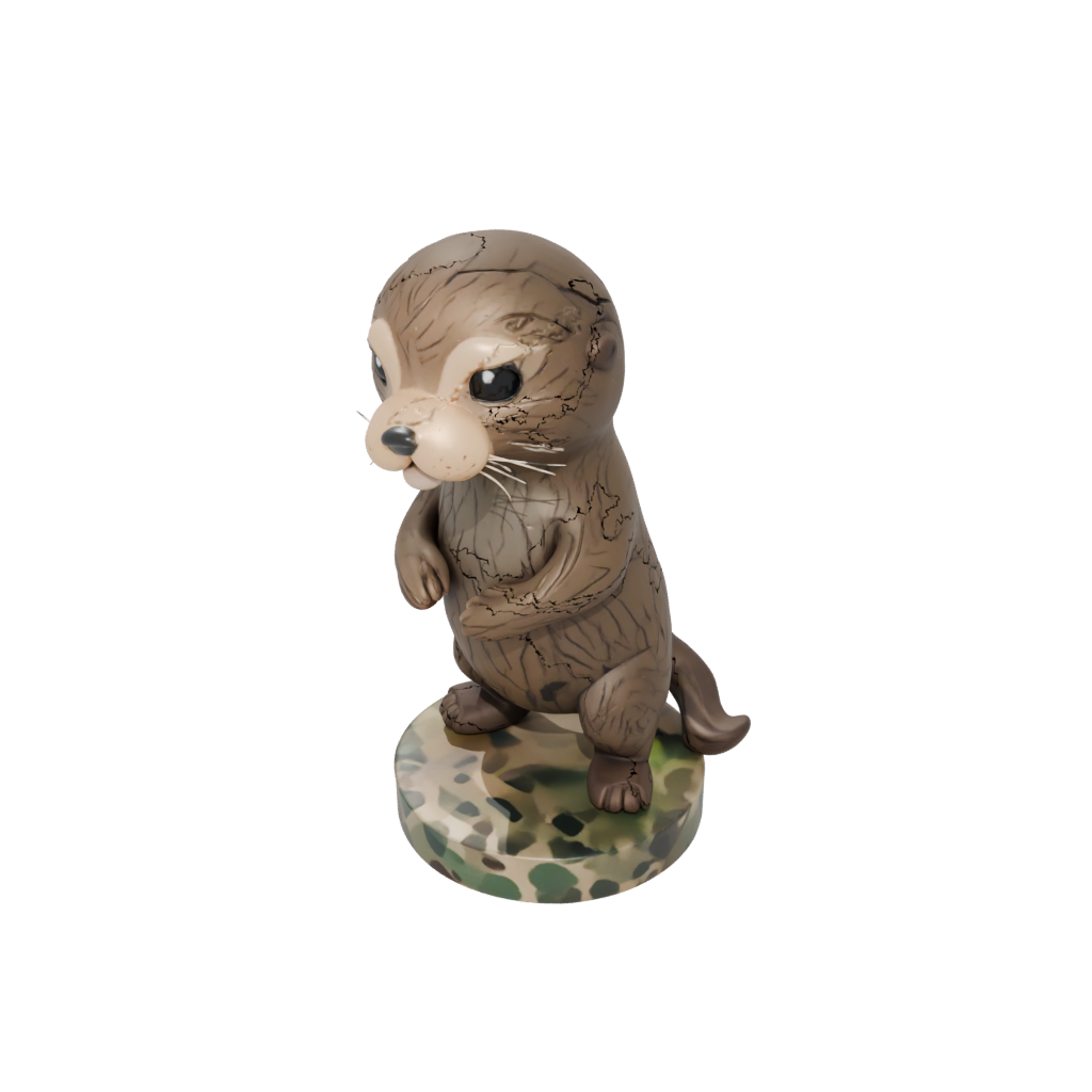 Camo Chibi Flexi Sea Otter