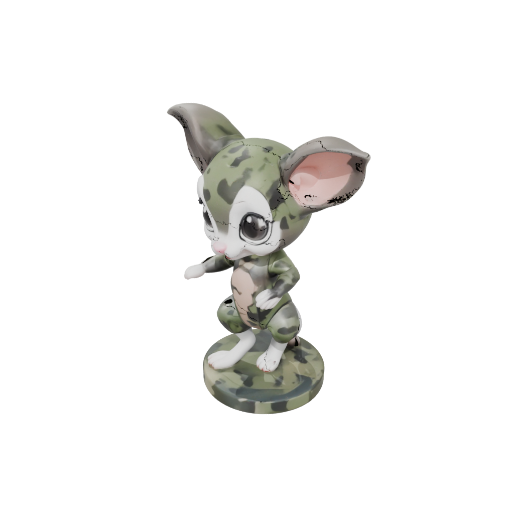 Camo Chibi Flexi Sugar Glider