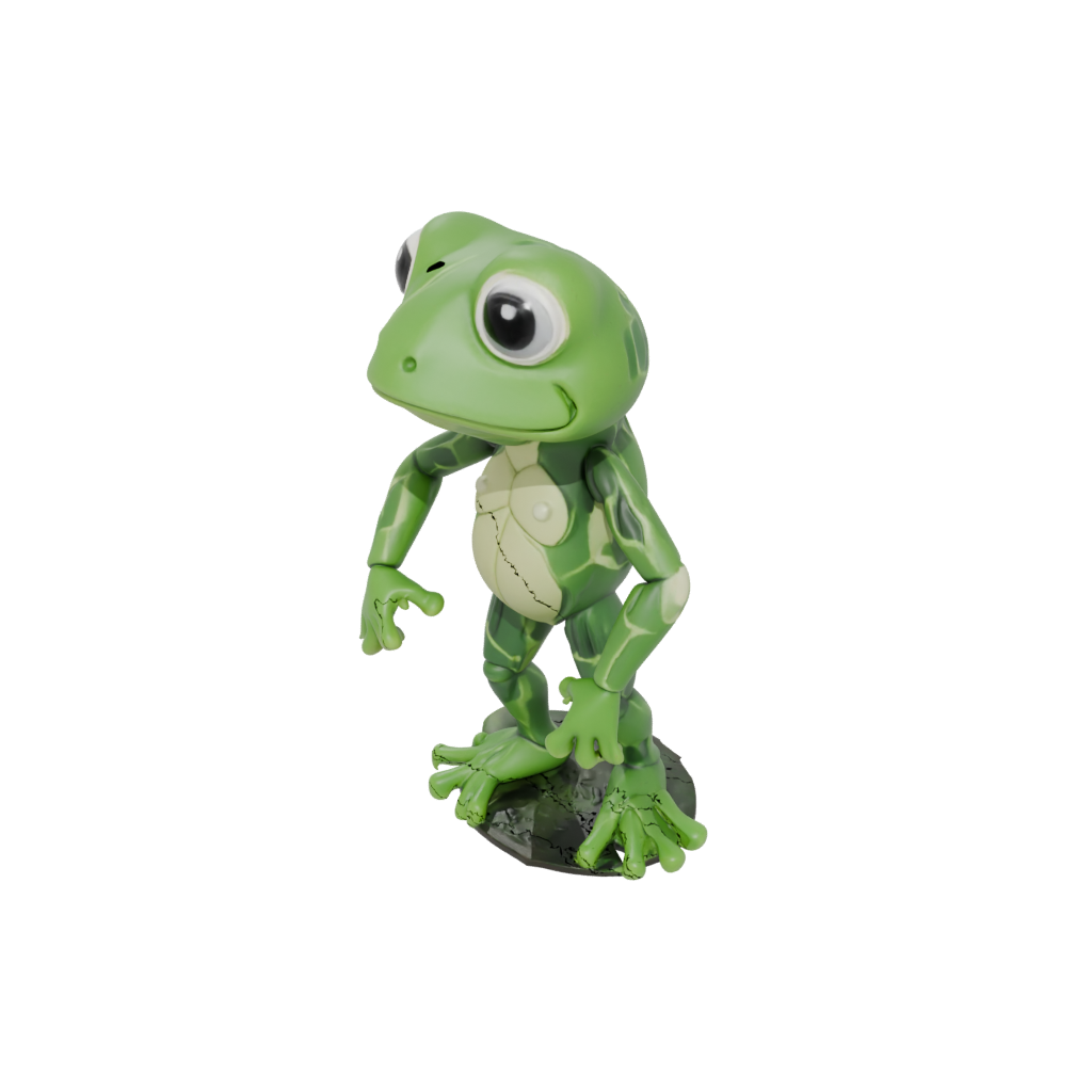 Camo Chibi Flexi Tree Frog