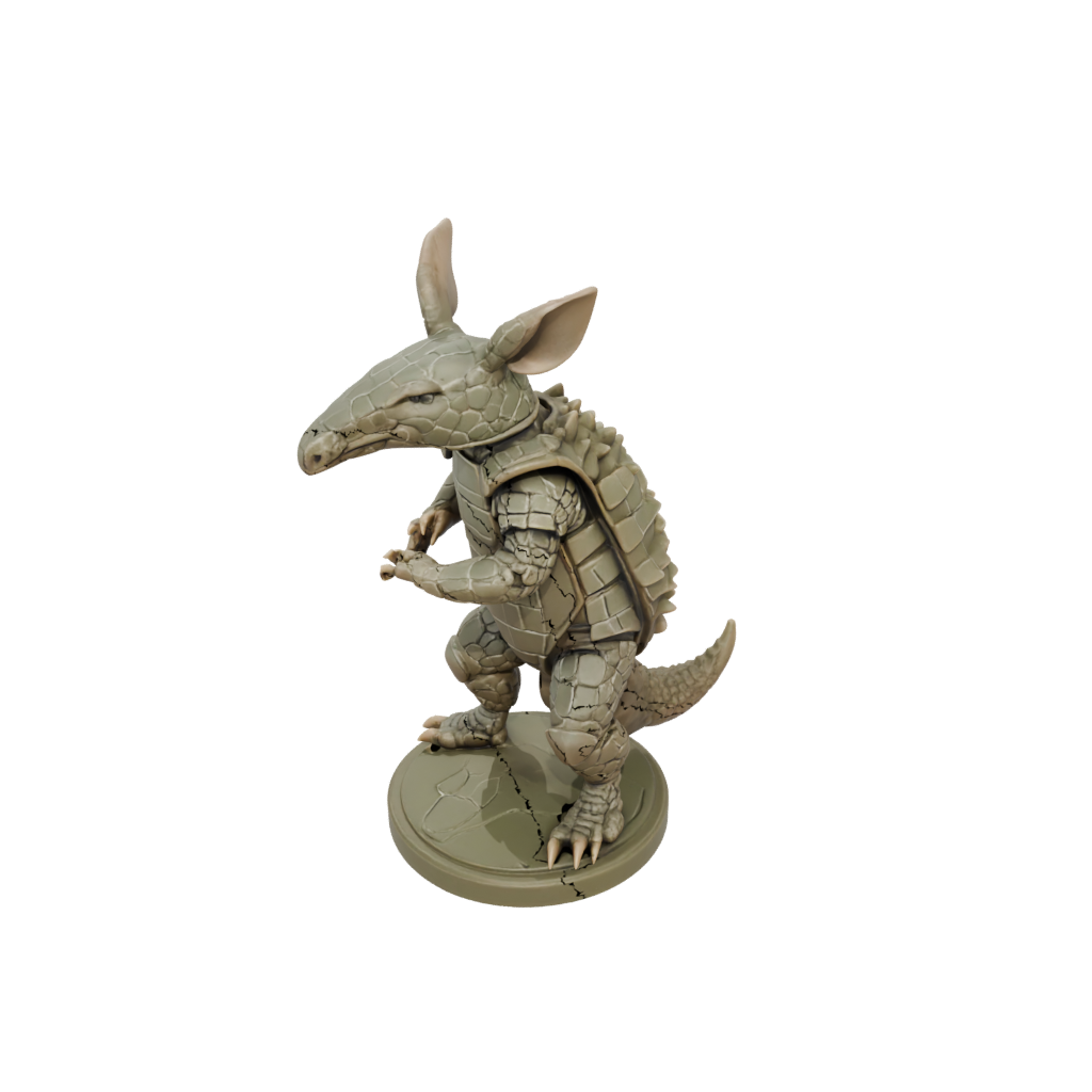 Camo Flexi Armadillo — flexi animals 3D print model, STL