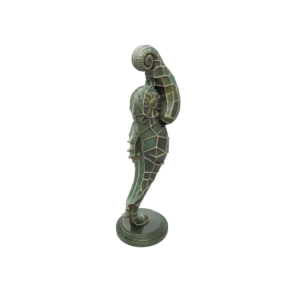 Camo Flexi Nautilus — flexi animals 3D print model, STL
