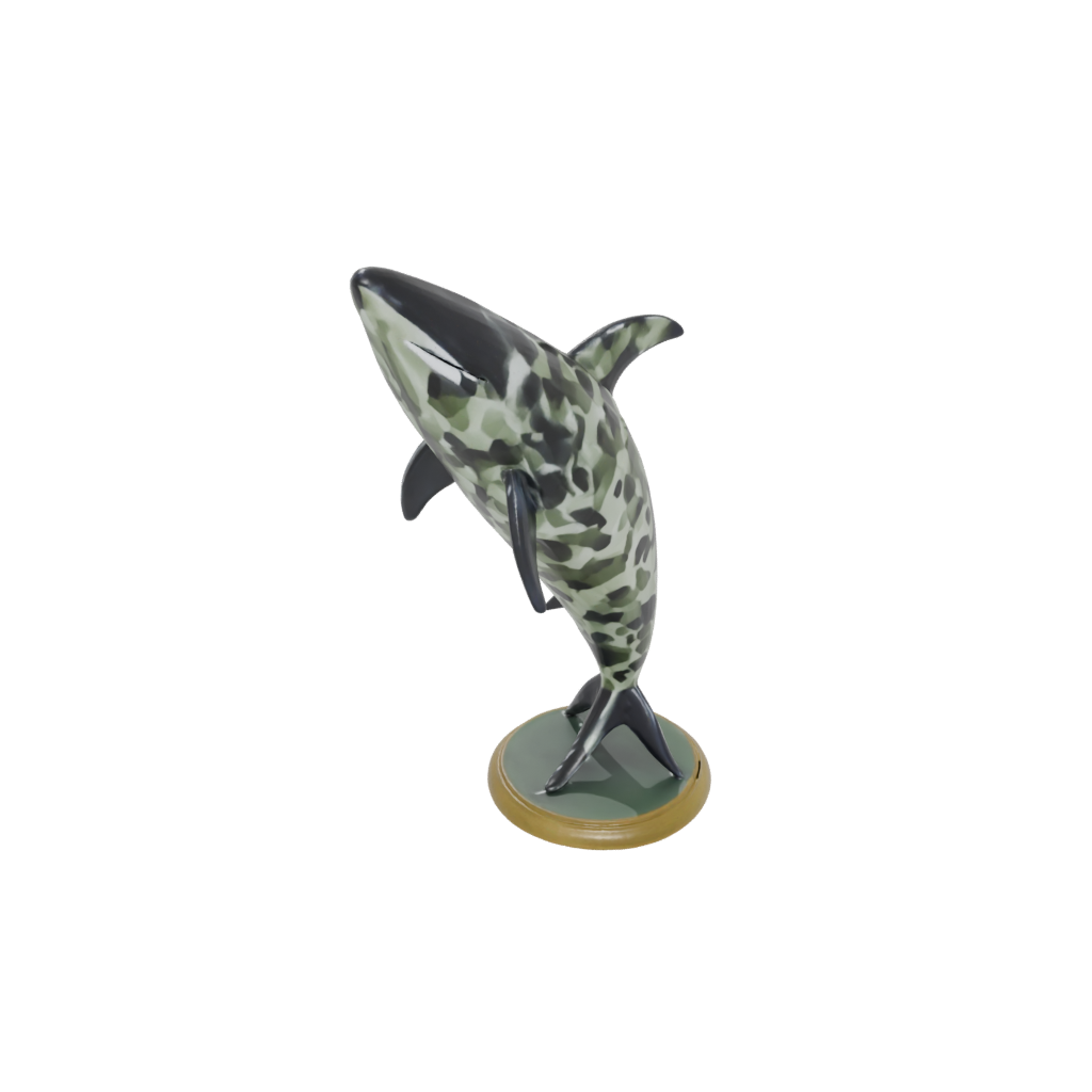 Camo Flexi Orca Whale