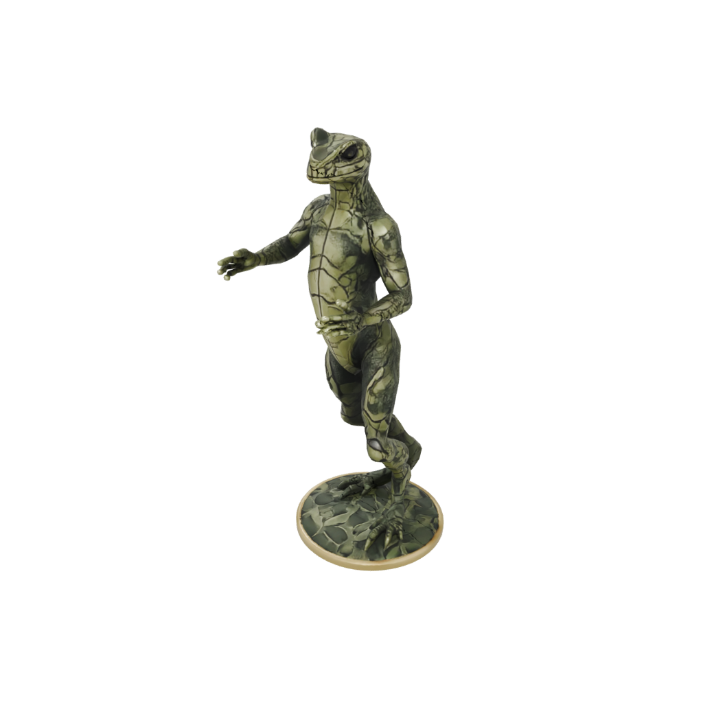 Camo Flexi Salamander — flexi animals 3D print model, STL