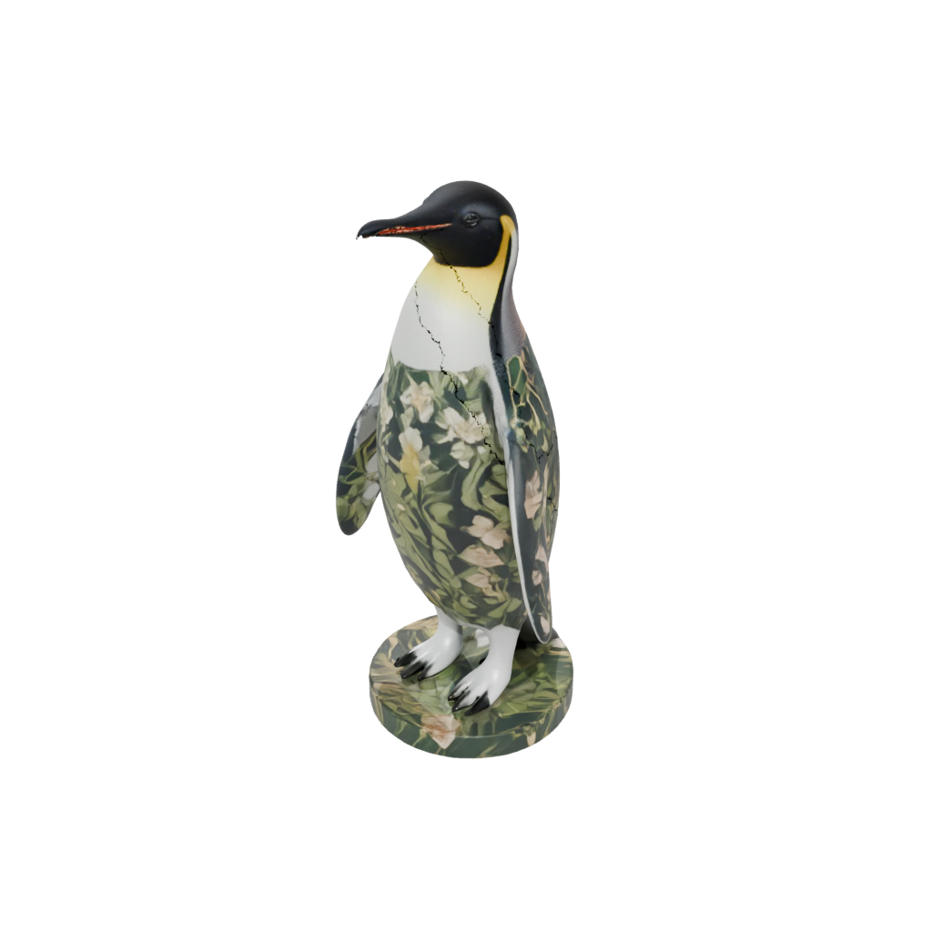 Camo Floral Flexi Emperor Penguin