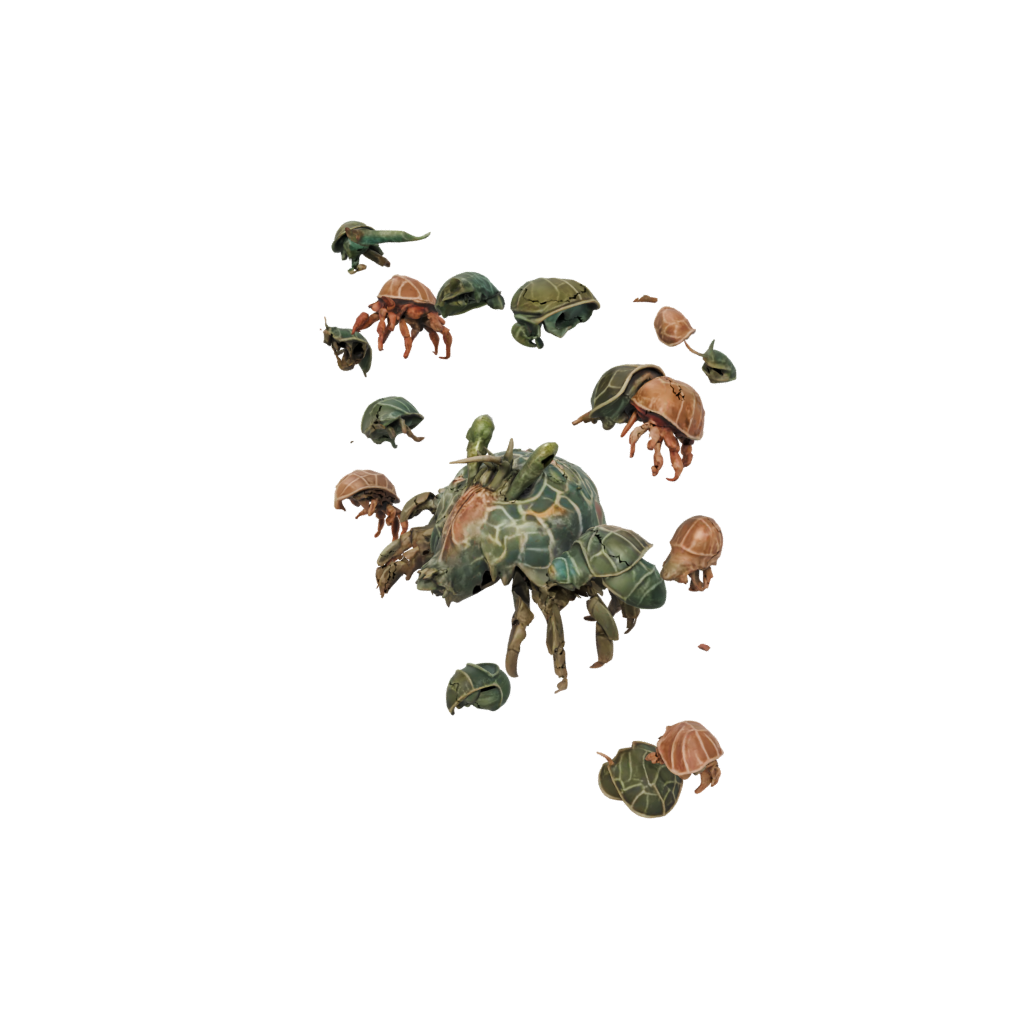 Camo Floral Flexi Hermit Crab