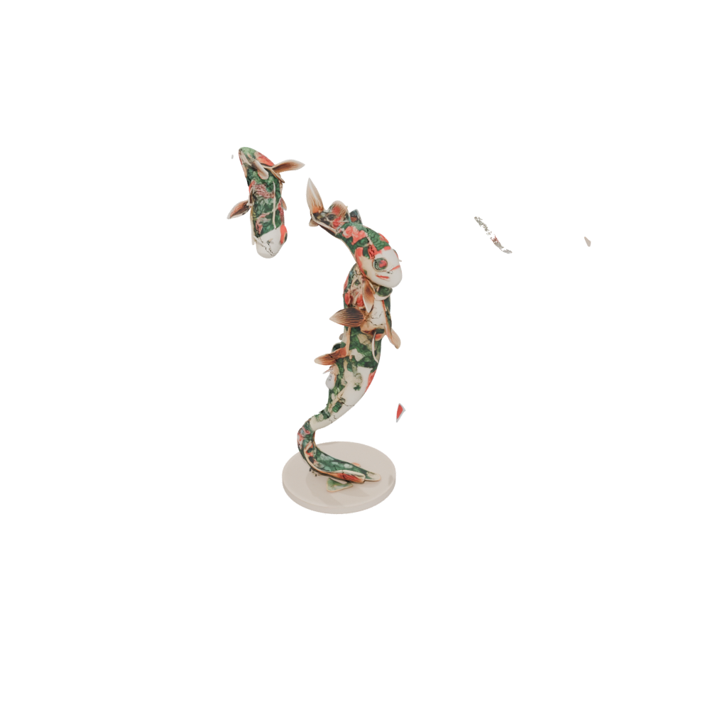 Camo Floral Flexi Koi Fish