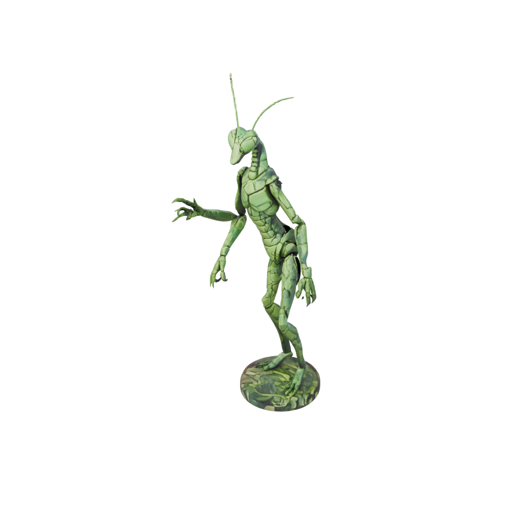 Camo Floral Flexi Praying Mantis