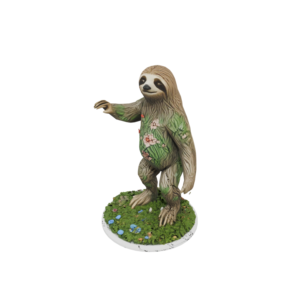 Camo Floral Flexi Sloth