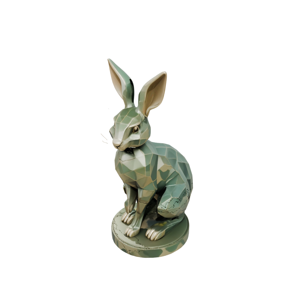 Camo Geo Flexi Bunny Rabbit