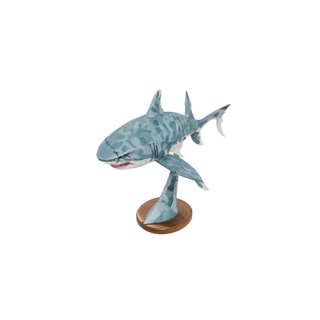 Camo Geo Flexi Great White Shark