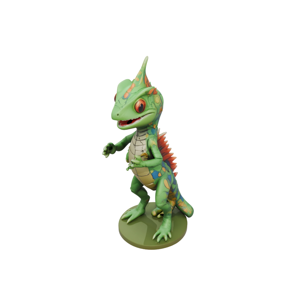 Camo Kawaii Flexi Chameleon