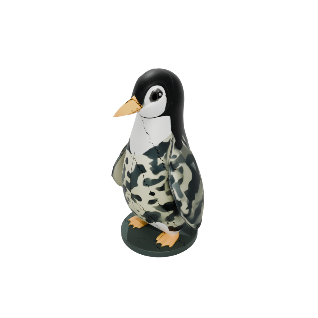 Camo Kawaii Flexi Emperor Penguin