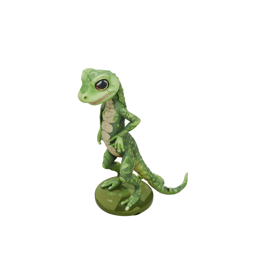 Camo Kawaii Flexi Gecko
