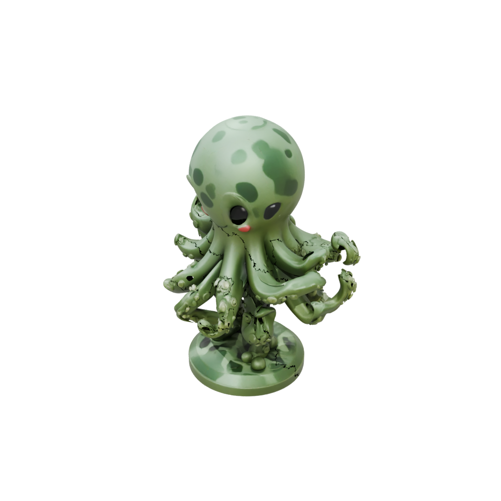 Camo Kawaii Flexi Octopus