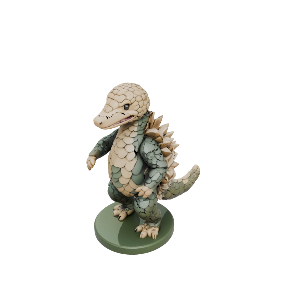 Camo Kawaii Flexi Pangolin