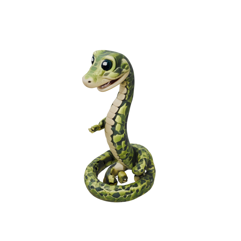 Camo Kawaii Flexi Rattlesnake