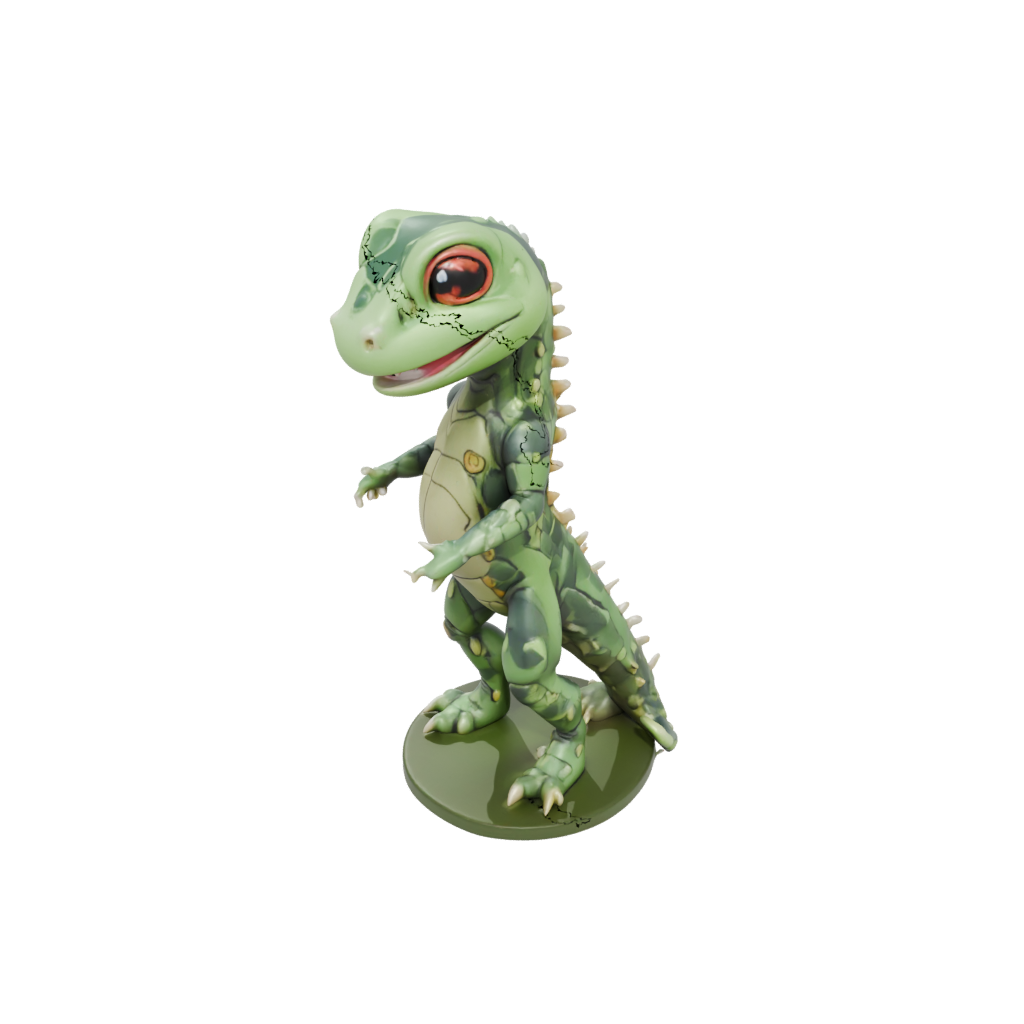 Camo Kawaii Flexi Salamander