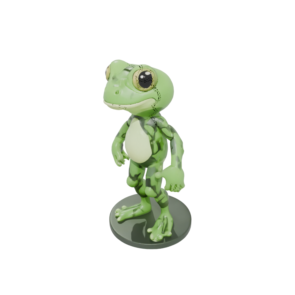 Camo Kawaii Flexi Tree Frog