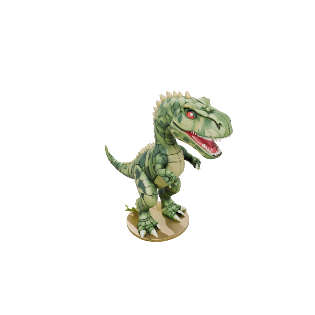 Camo Kawaii Flexi Tyrannosaurus Rex