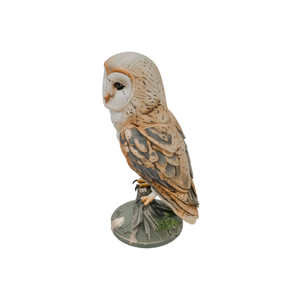 Camo Realistic Flexi Barn Owl