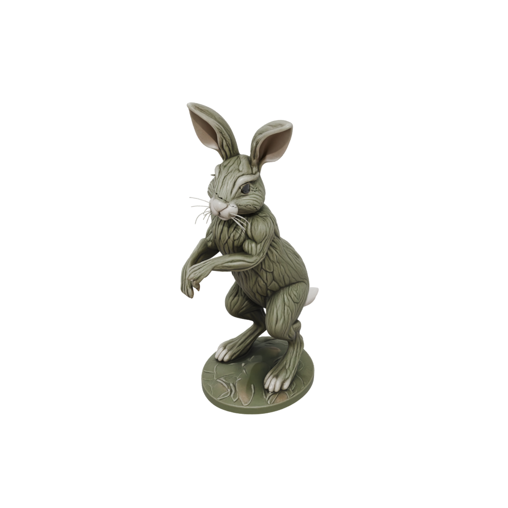Camo Realistic Flexi Bunny Rabbit