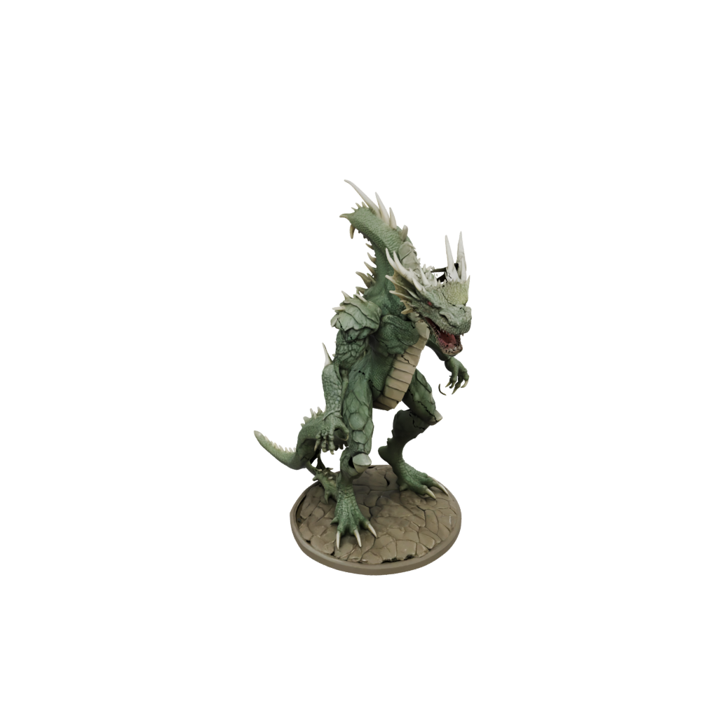 Camo Realistic Flexi Dragon