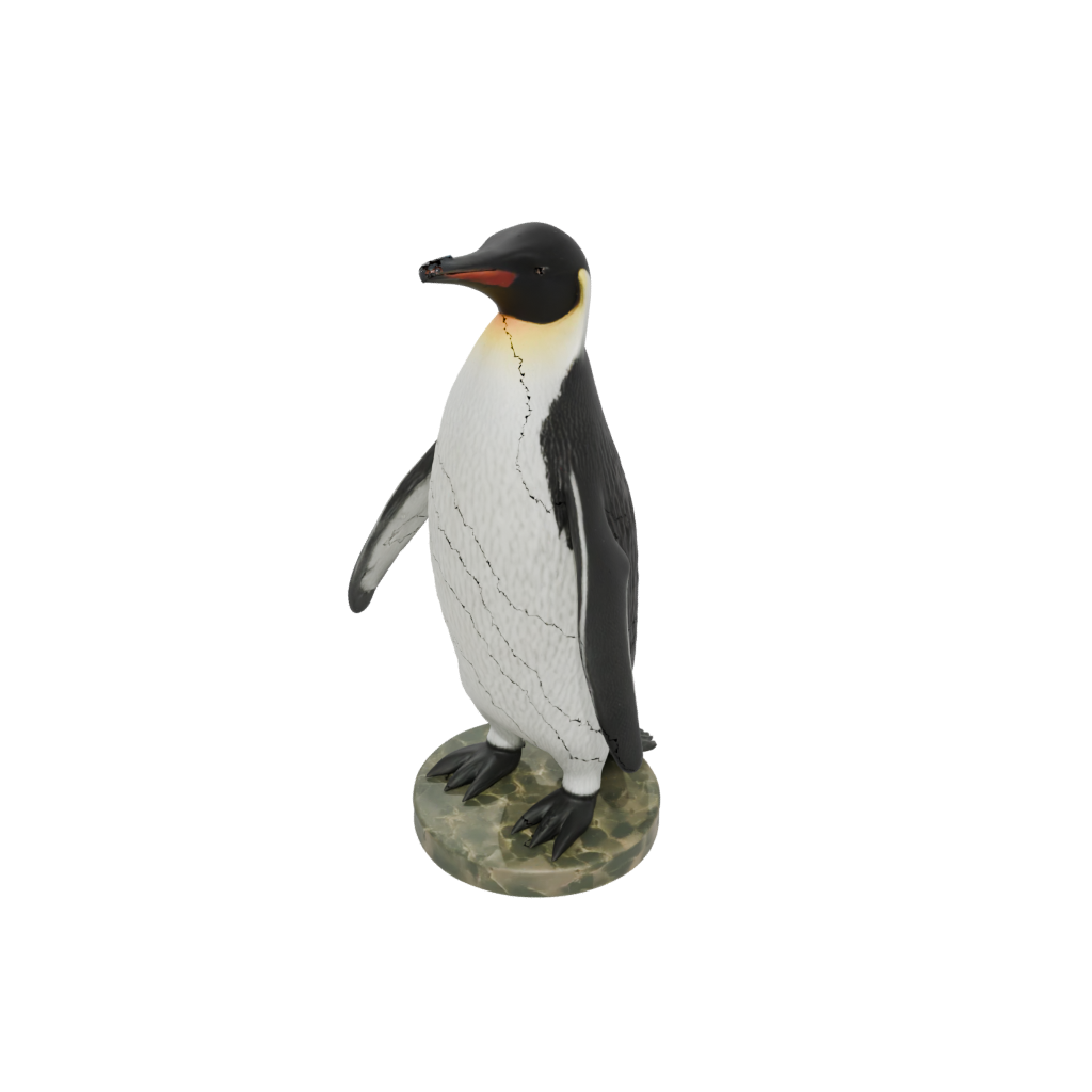 Camo Realistic Flexi Emperor Penguin