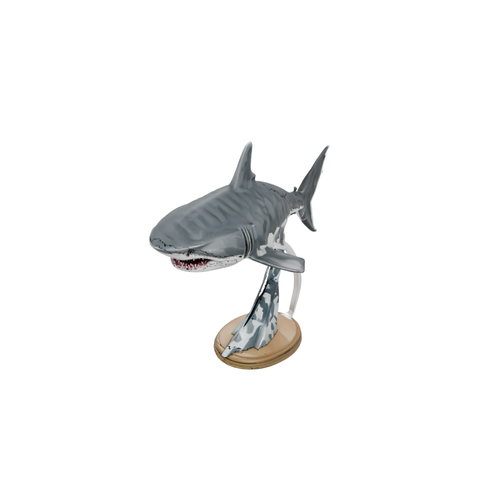 Camo Realistic Flexi Great White Shark