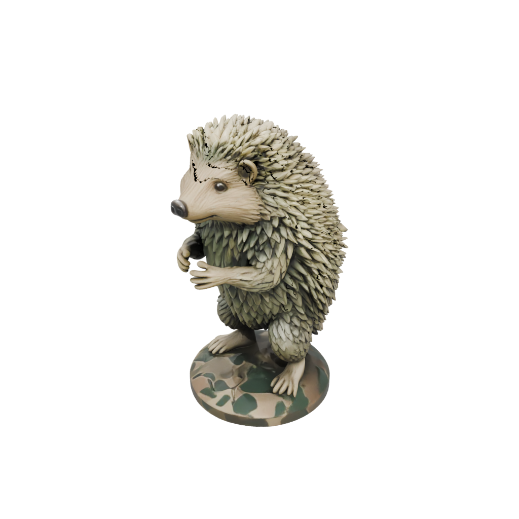 Camo Realistic Flexi Hedgehog