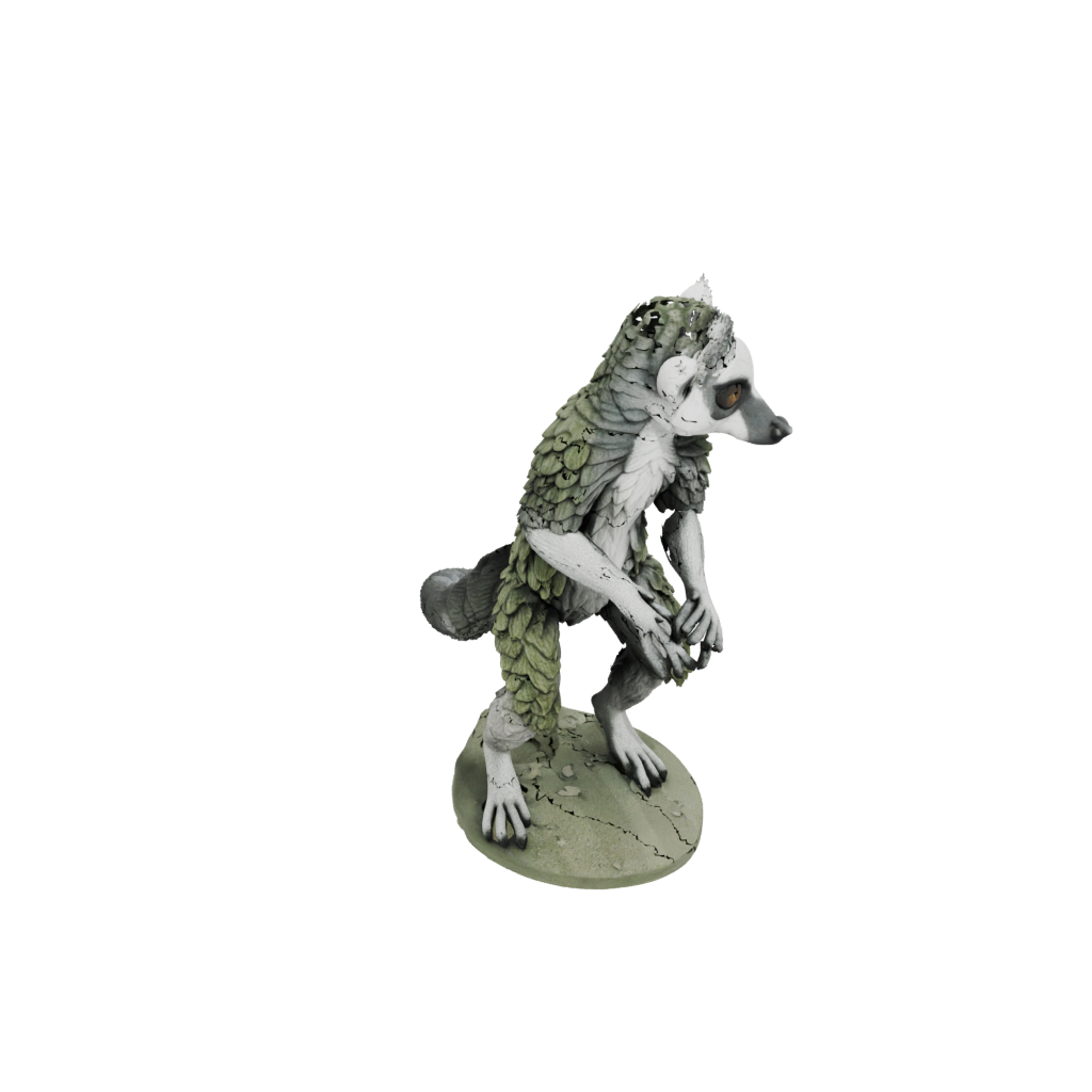 Camo Realistic Flexi Lemur