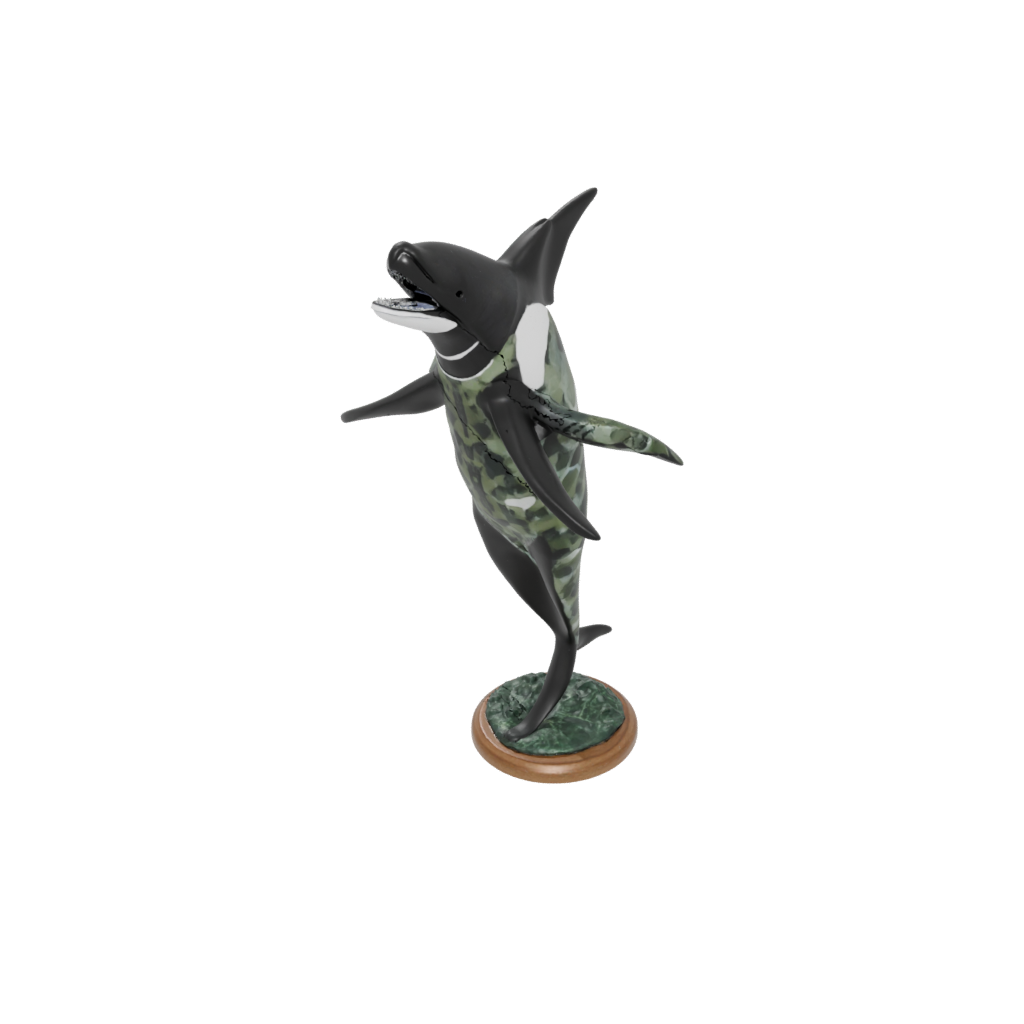 Camo Realistic Flexi Orca Whale