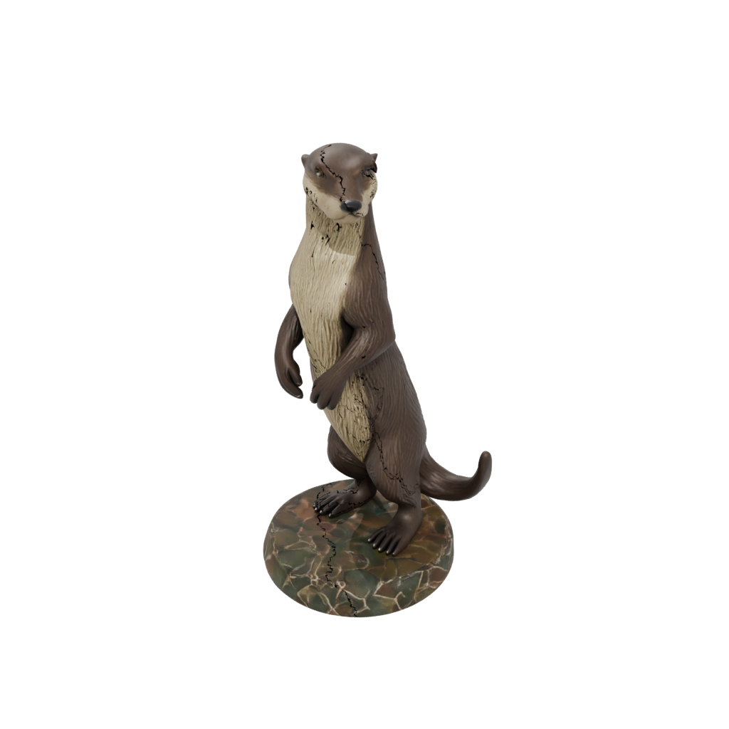 Camo Realistic Flexi River Otter