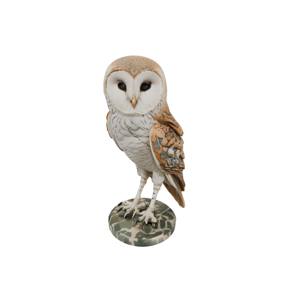 Camo Skeleton Flexi Barn Owl