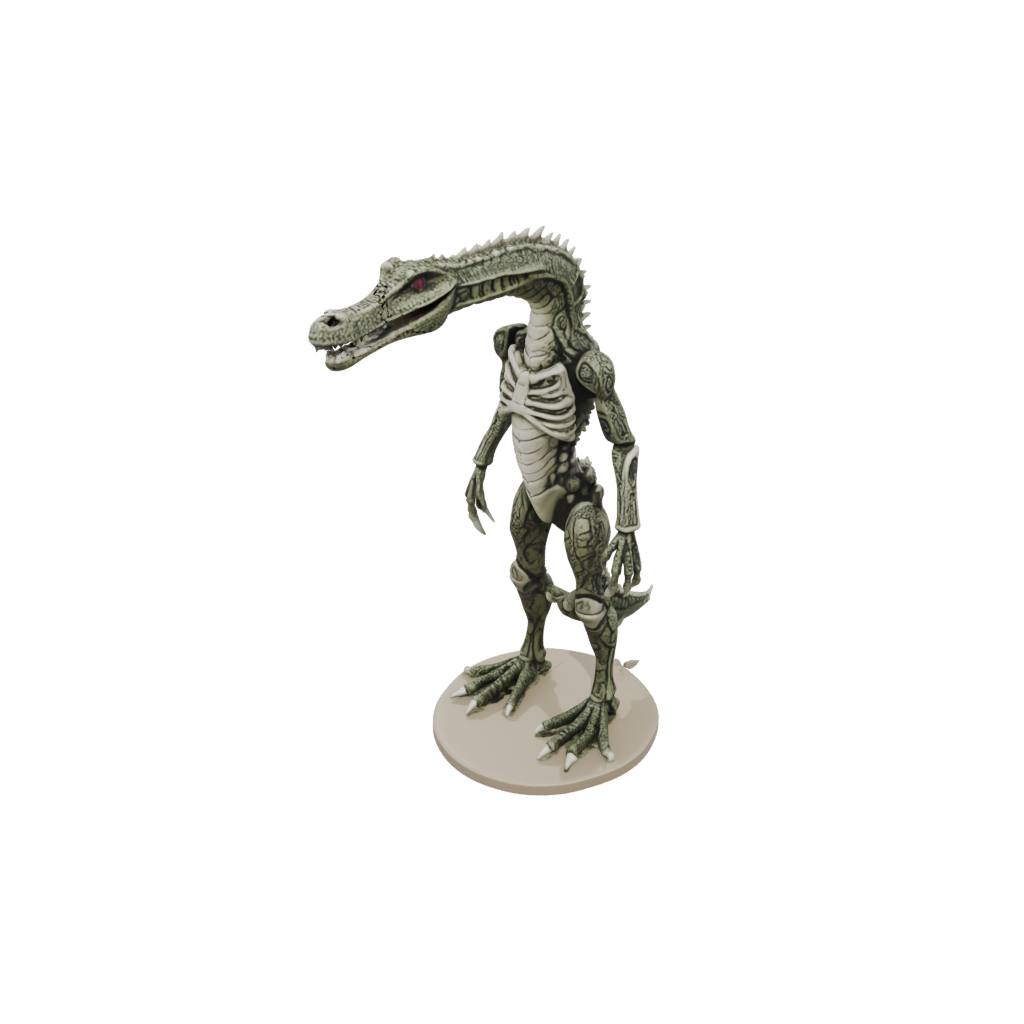 Camo Skeleton Flexi Crocodile