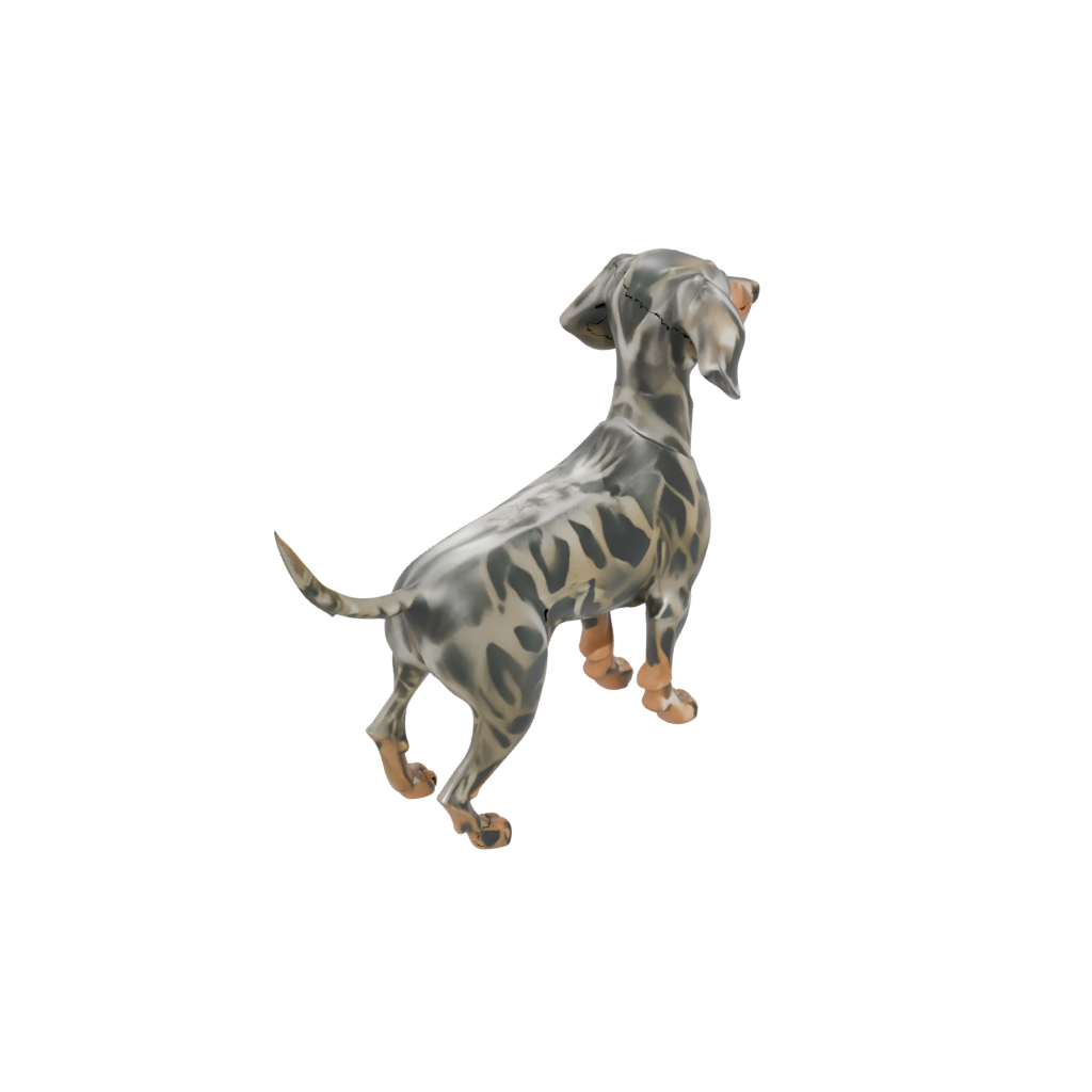 Camo Skeleton Flexi Dachshund Dog