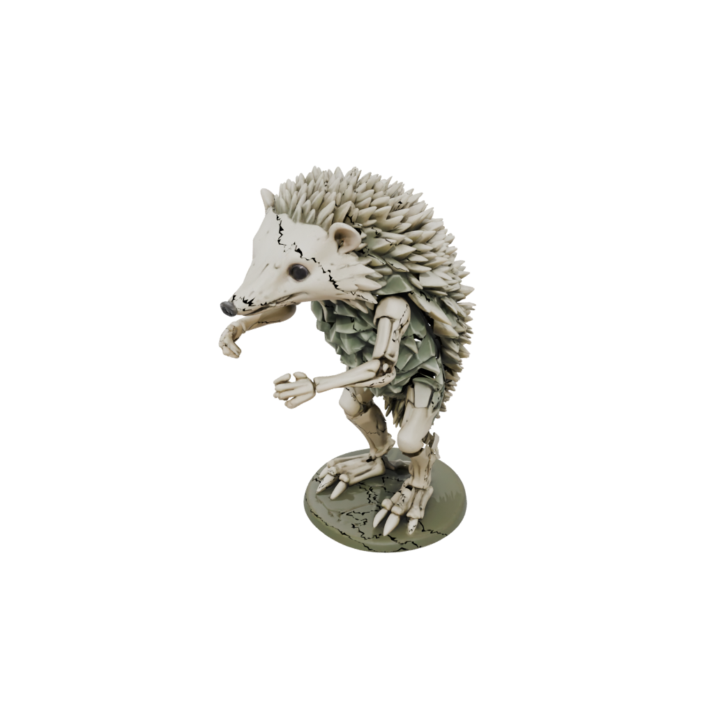 Camo Skeleton Flexi Hedgehog