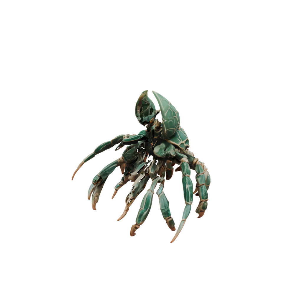 Camo Skeleton Flexi Hermit Crab